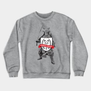 Karate Panda Ronin with shield Crewneck Sweatshirt